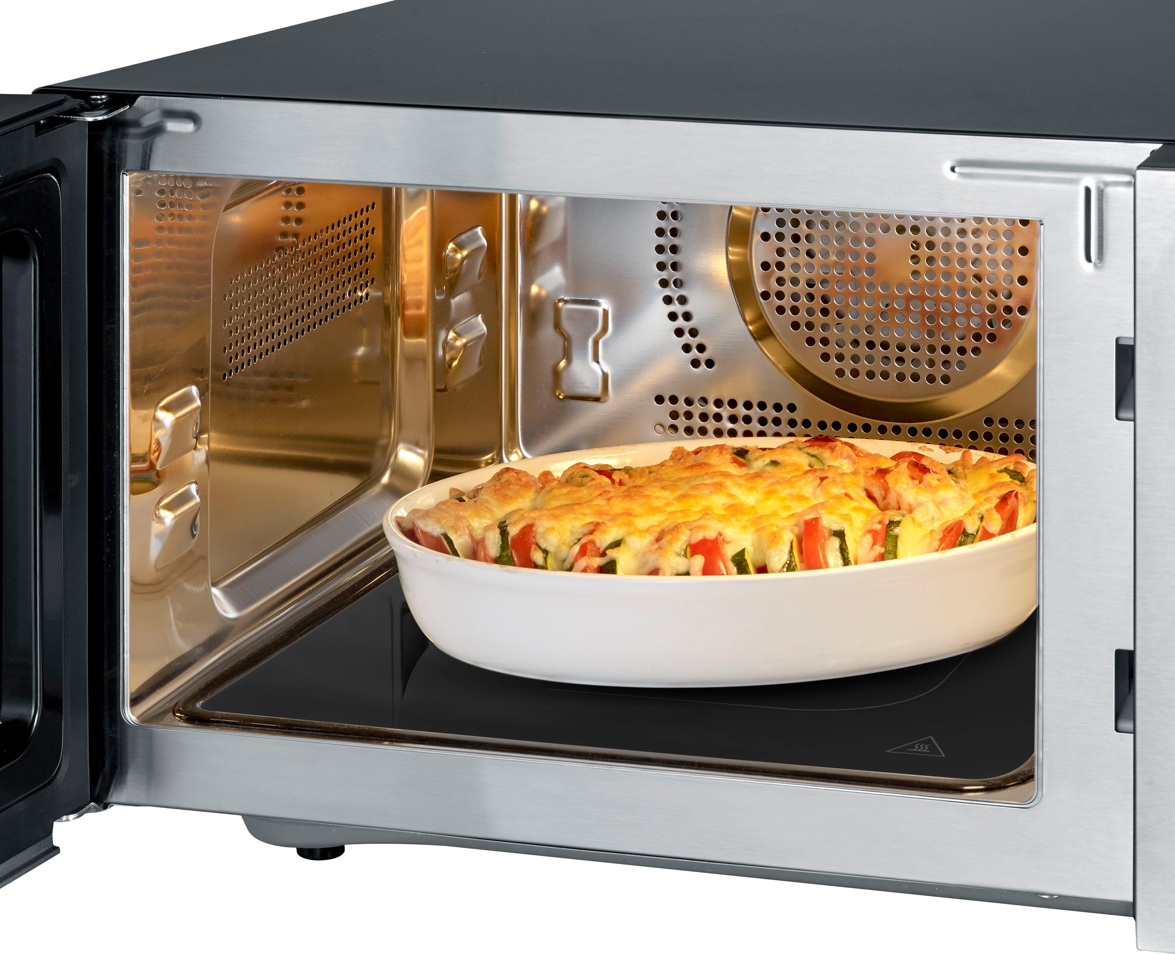 Severin Mikrowelle MW 7777, Grill, Heißluft, Mikrowelle, 25 l, mit 8 Automatikprogrammen