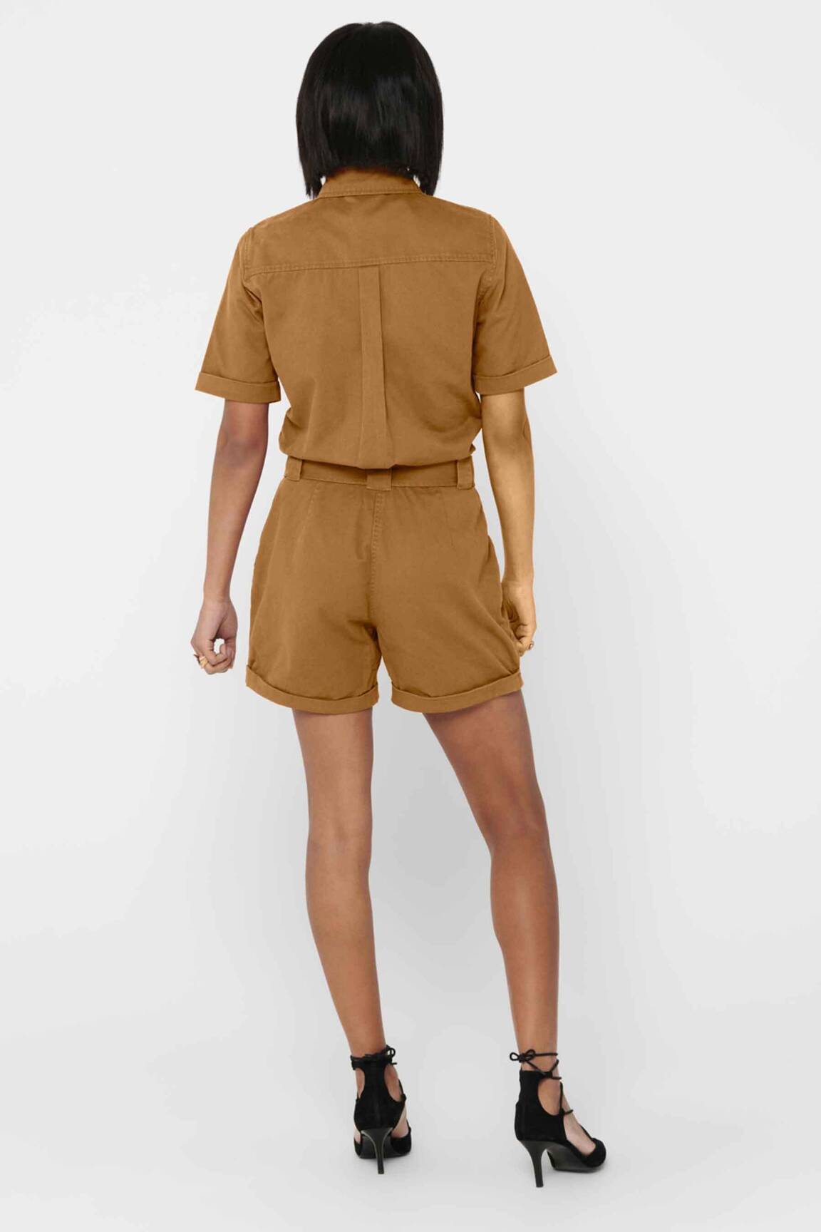 Jacqueline De Yong Combi Shorts Femme couleur marron