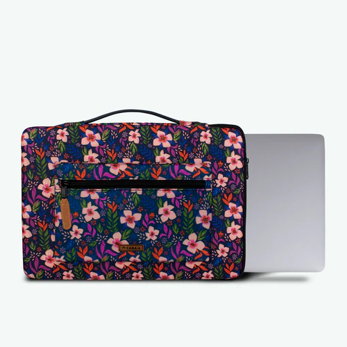 City 15/16 inch blue laptop sleeve