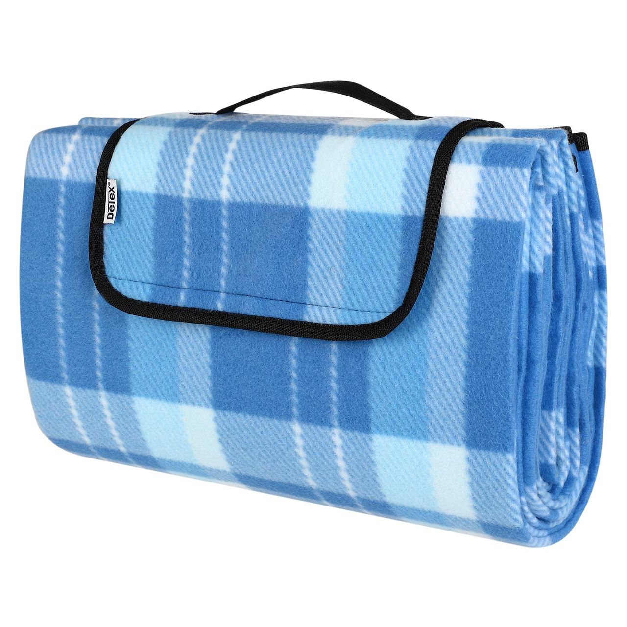 Detex Picknickdecke Blau/Weiß 1,95x1,5m