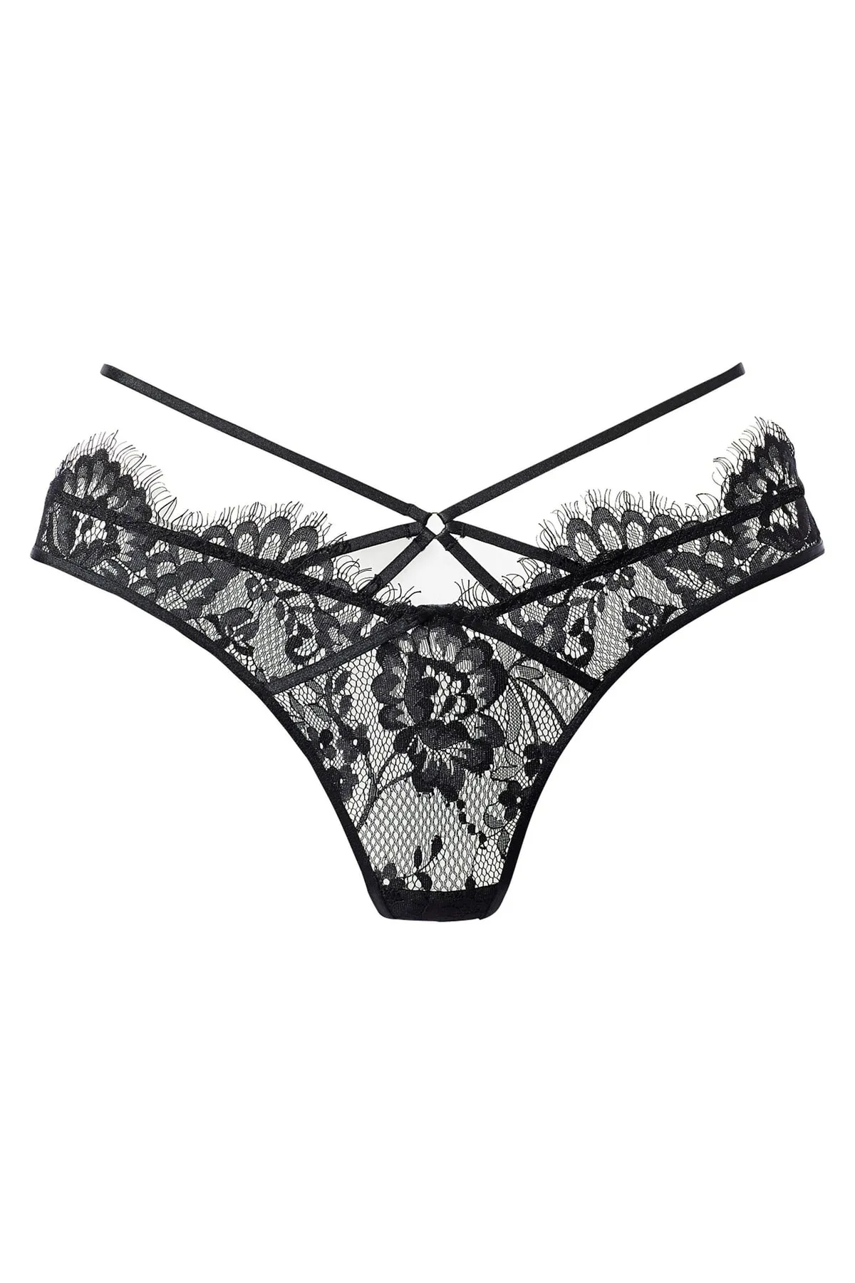 LASCANA  Slip - Schwarz - Unifarben