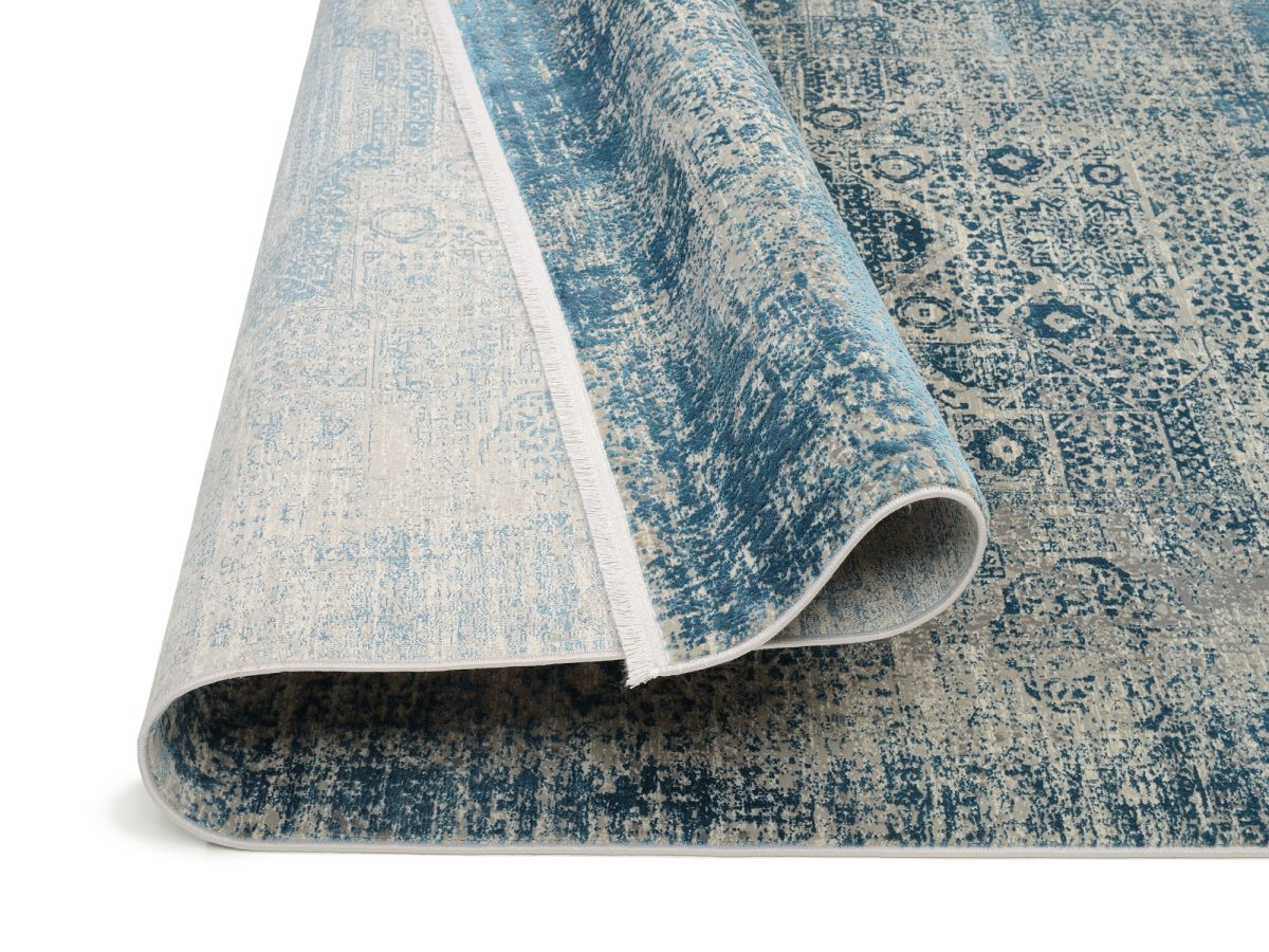 Webteppich Isfahan Blau 160 x 230 cm