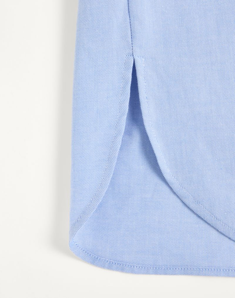 Polo de algodão Oxford