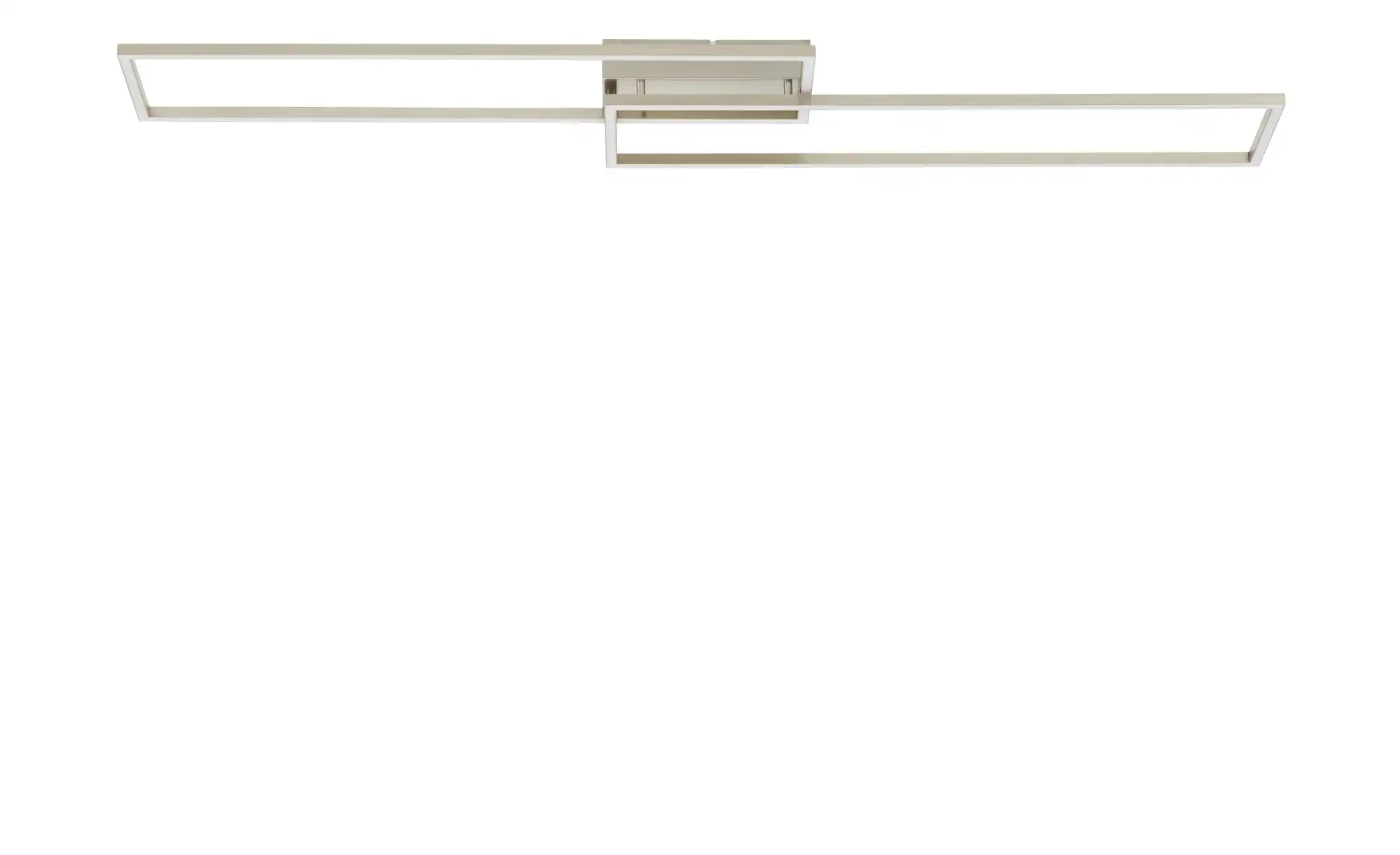Paul Neuhaus LED-Deckenleuchte, 2-flammig, Nickel matt