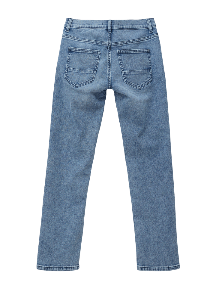 s.Oliver Jeans-Hose lang in Blau günstig kaufen