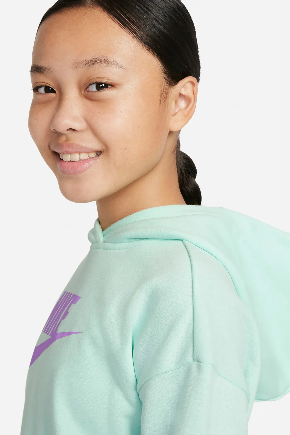 Nike  Sportswear Club Langarmshirt mit Kapuze für Kinder