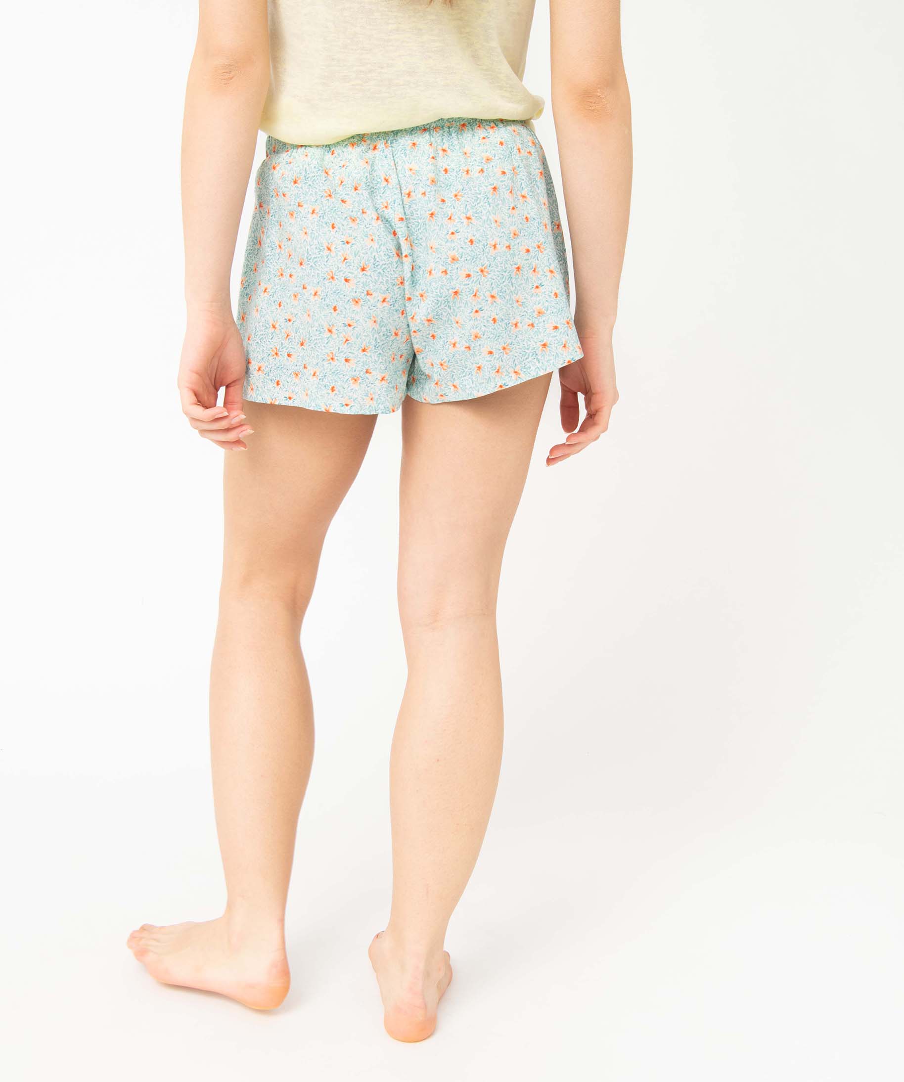 Short de pyjama femme ample et fluide à motifs imprime | GEMO