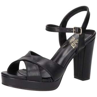 Barbarella Sandale in schwarz