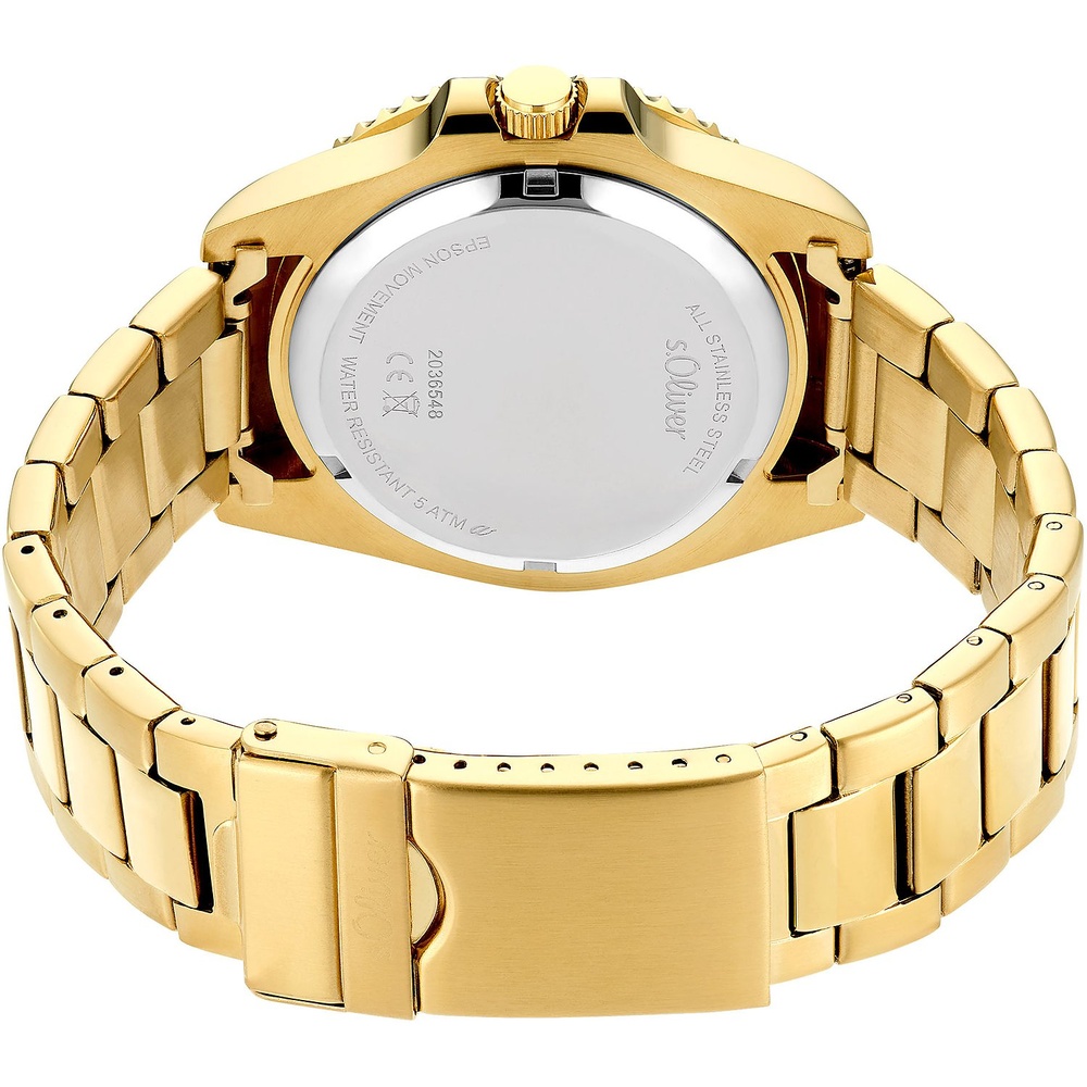 s.Oliver Montre pour hommes Acier inoxydable Montre