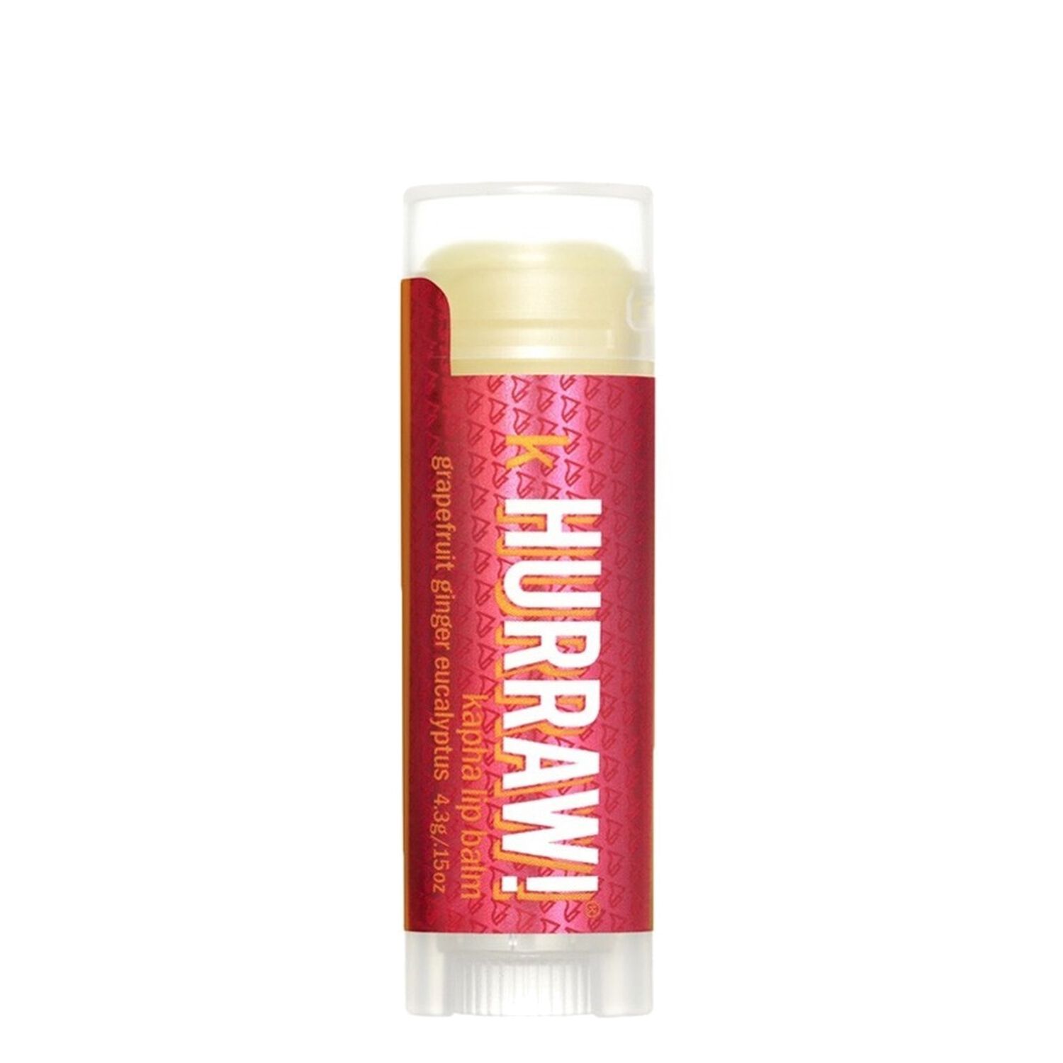 Hurraw Baume à Lèvres Kapha Pamplemousse - Gingembre - Eucalyptus 4,8 g