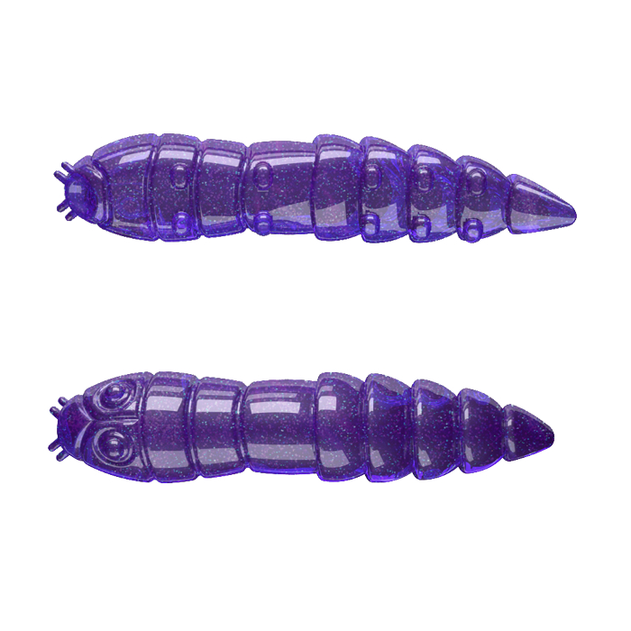 Libra Lures Kukolka Kunstköder (purple white glitter)
