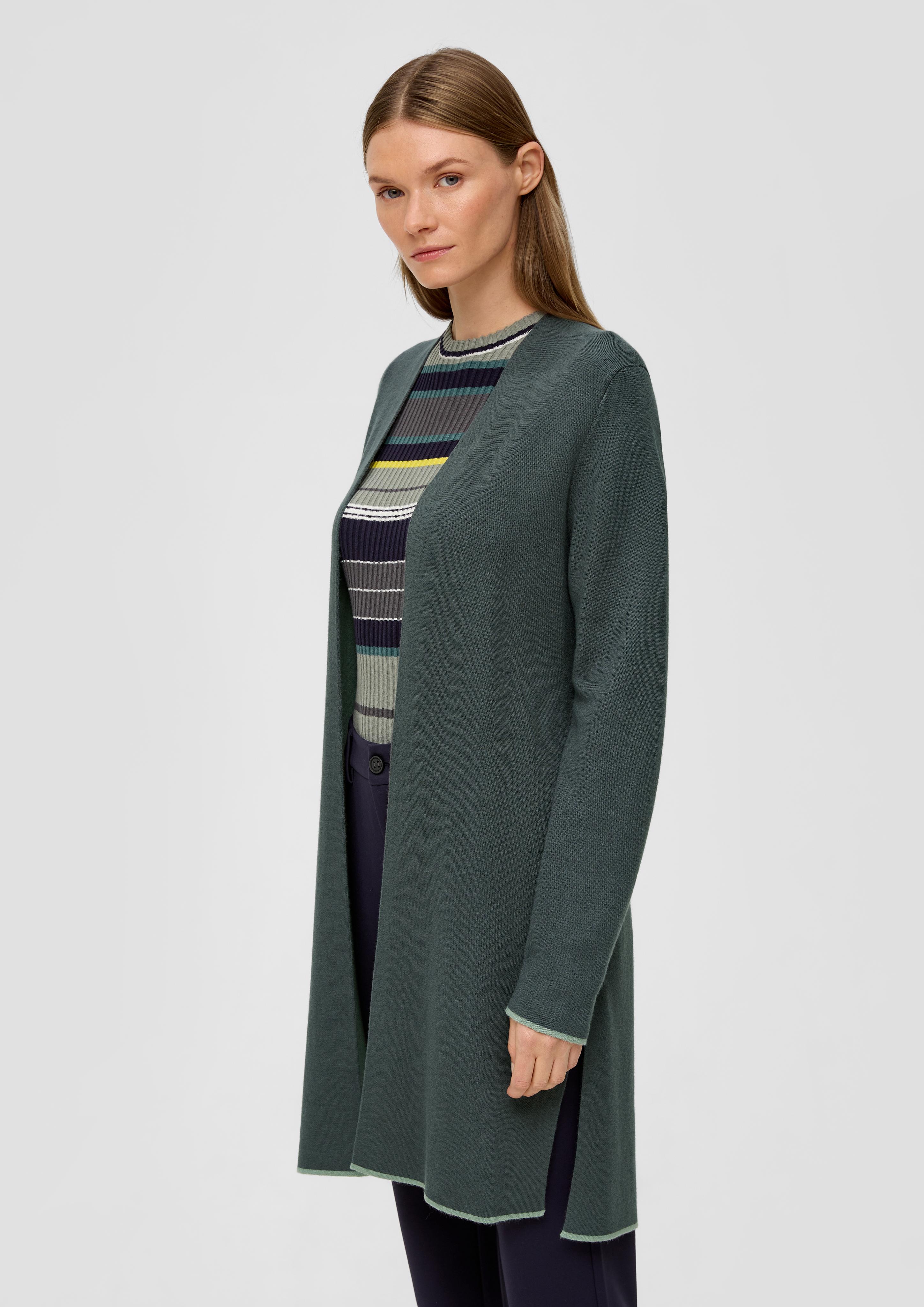 Long-Cardigan in Doubleface-Qualität  2138536-7909