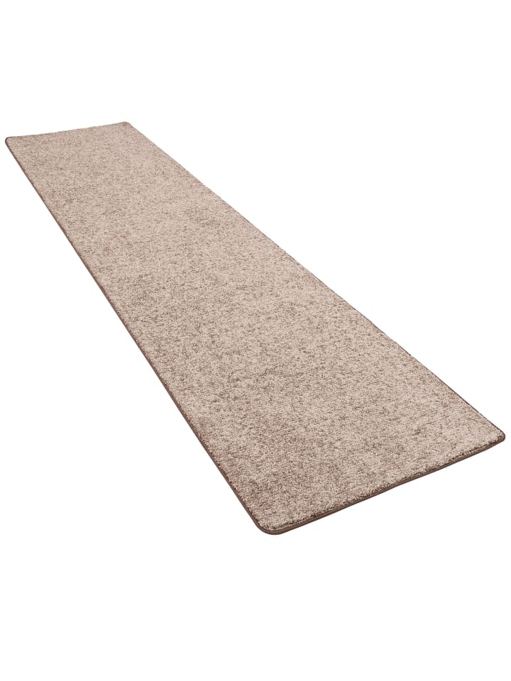 Snapstyle Hochflor Velours Teppich Läufer Mona in Taupe günstig kaufen