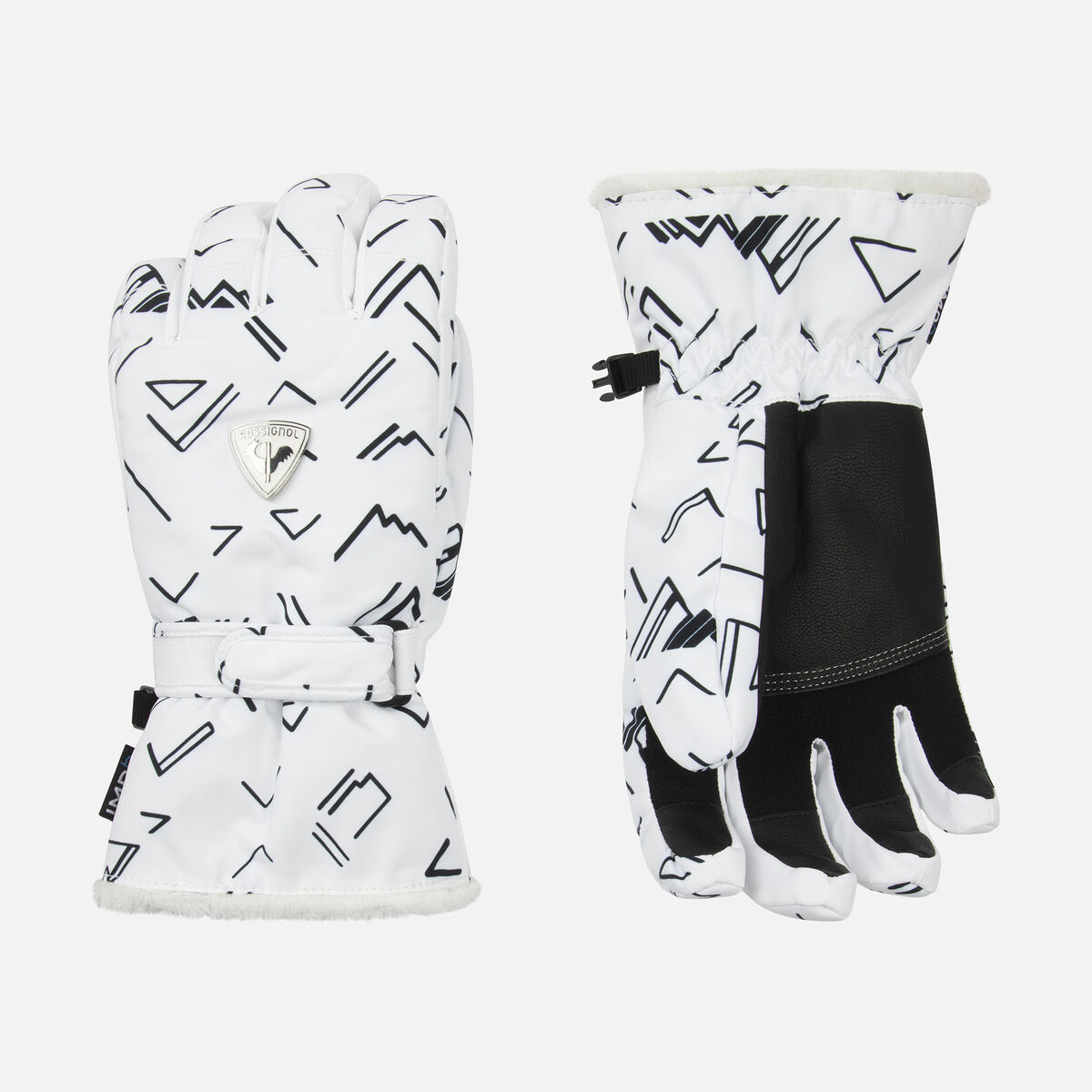 Printed Damenskihandschuhe