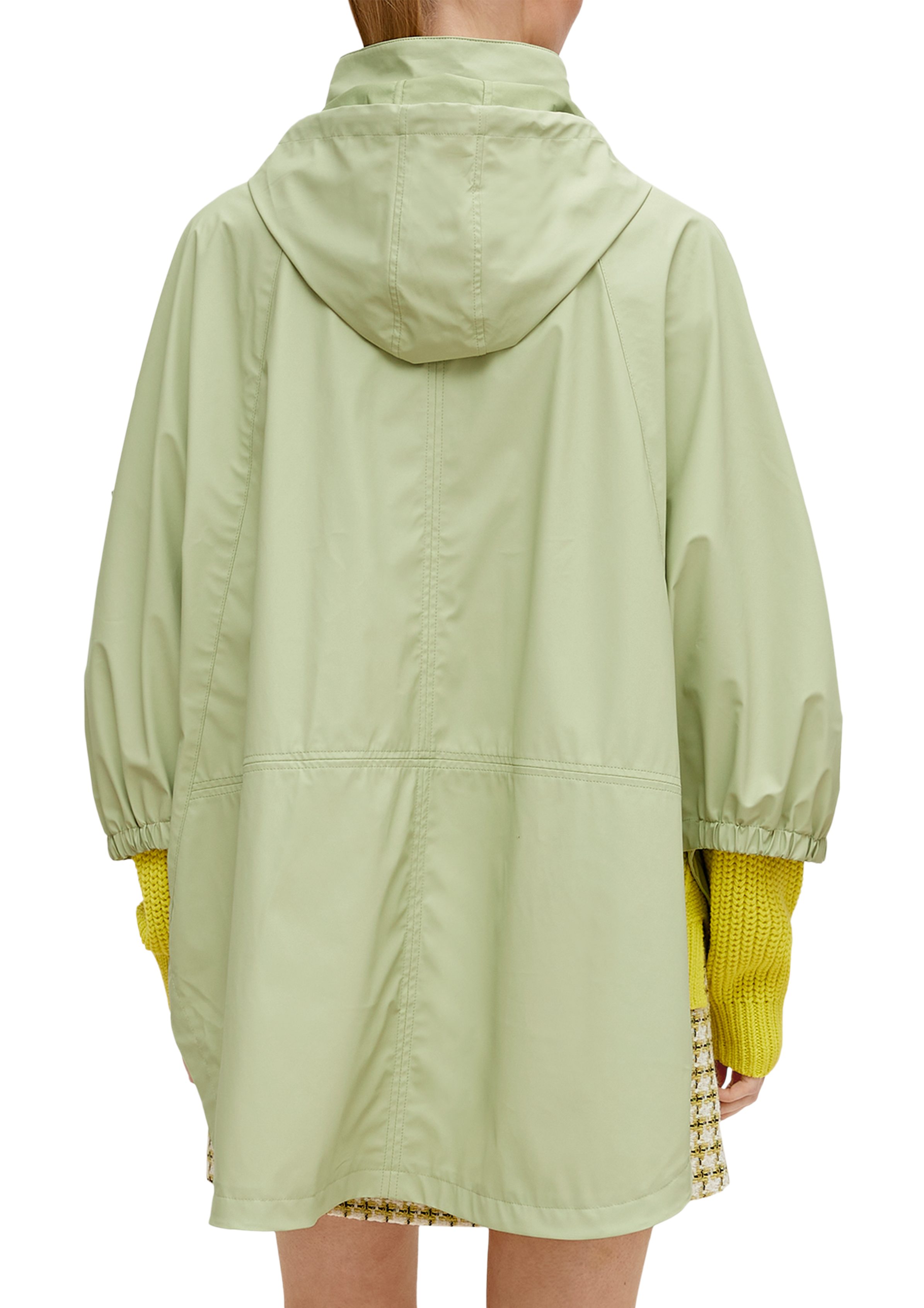 comma casual identity Blusenblazer Poncho mit Knopfleiste