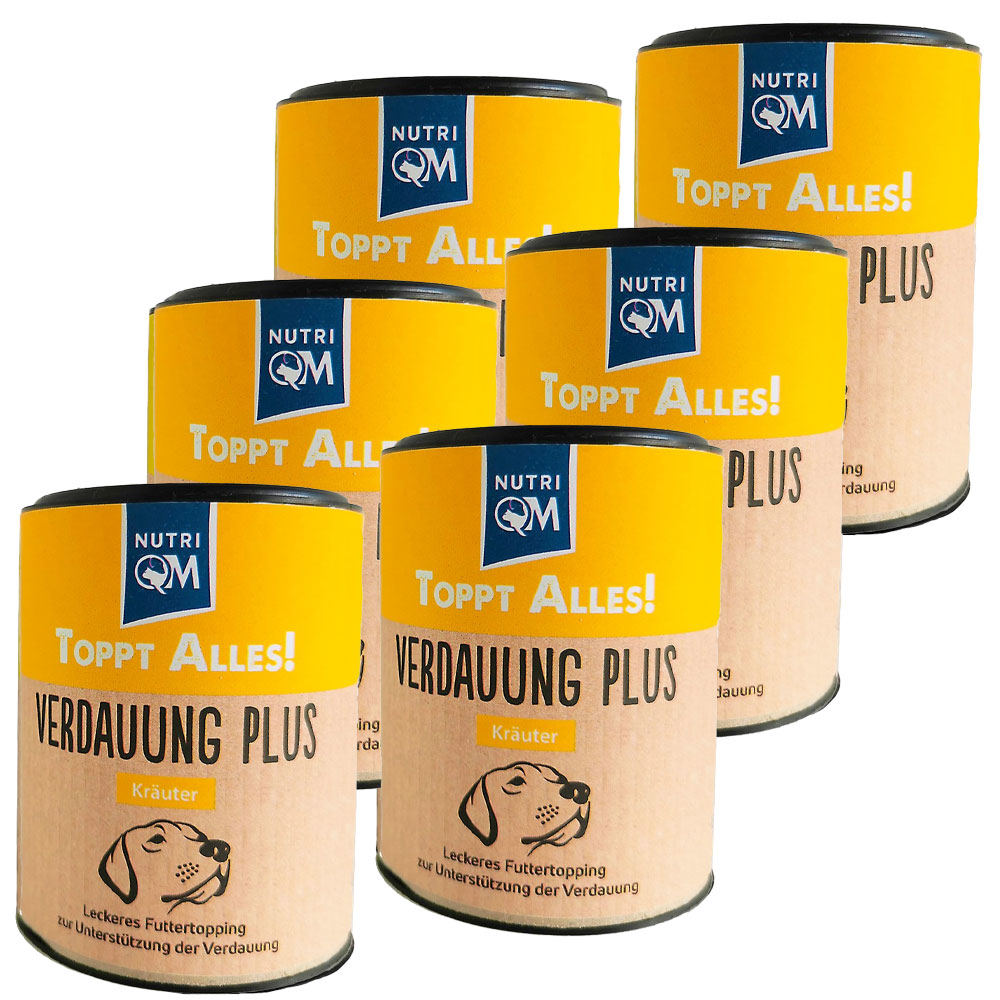 PetCom NutriQM Toppt Alles! Kräuter 50 g - 6er Set