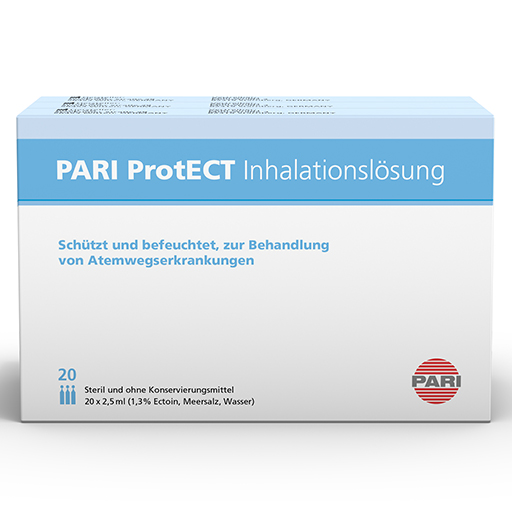 PARI ProtECT Inhalationslösung mit Ectoin Ampullen  60X2.5 ml  Ampullen