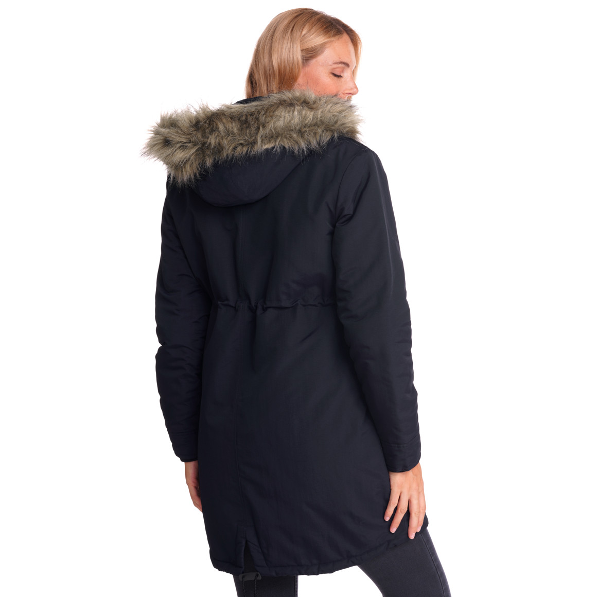 Damen Umstands-Mantel mit Kapuze