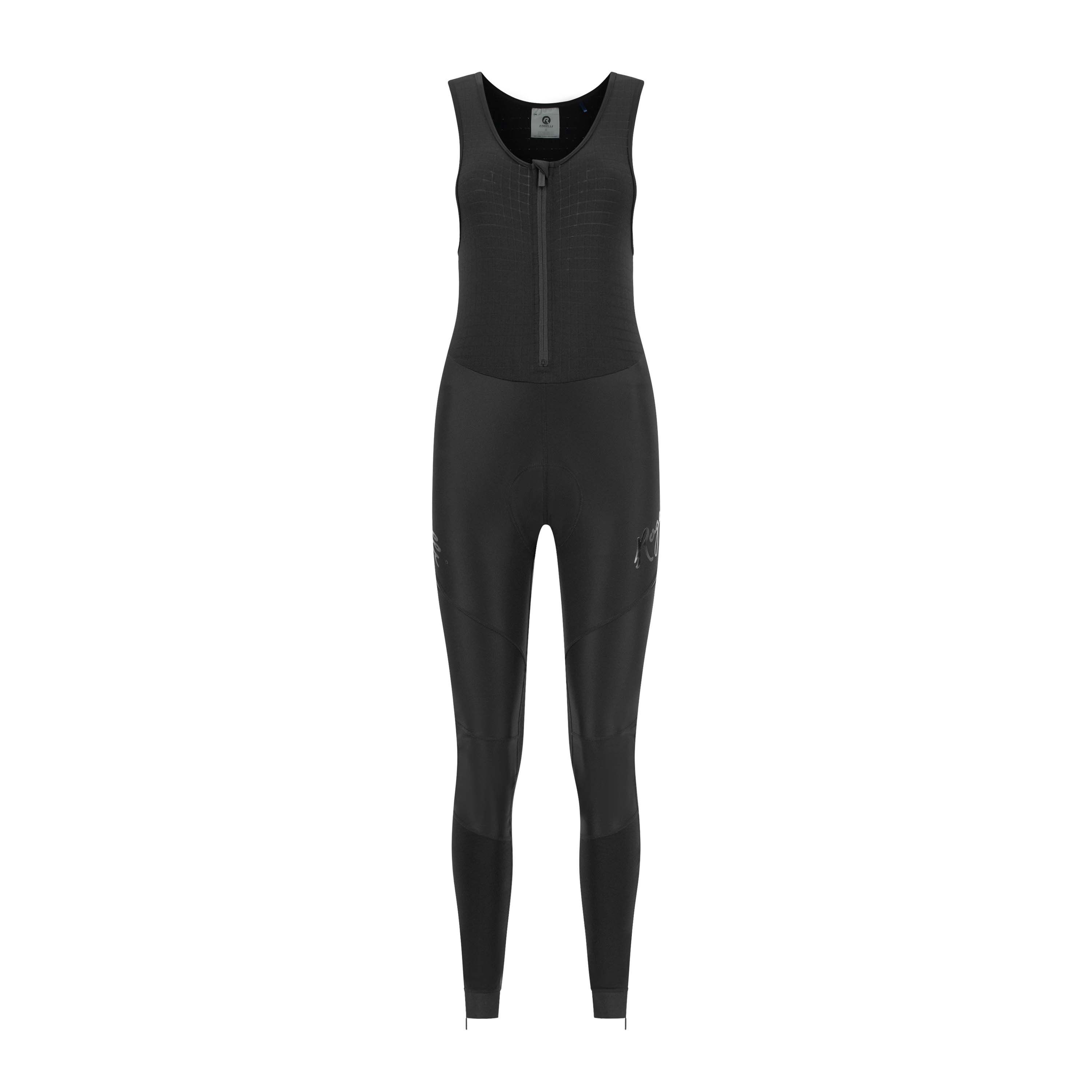 Rogelli Deep Winter Schwarz Damen Radhose Lang Mit Träger