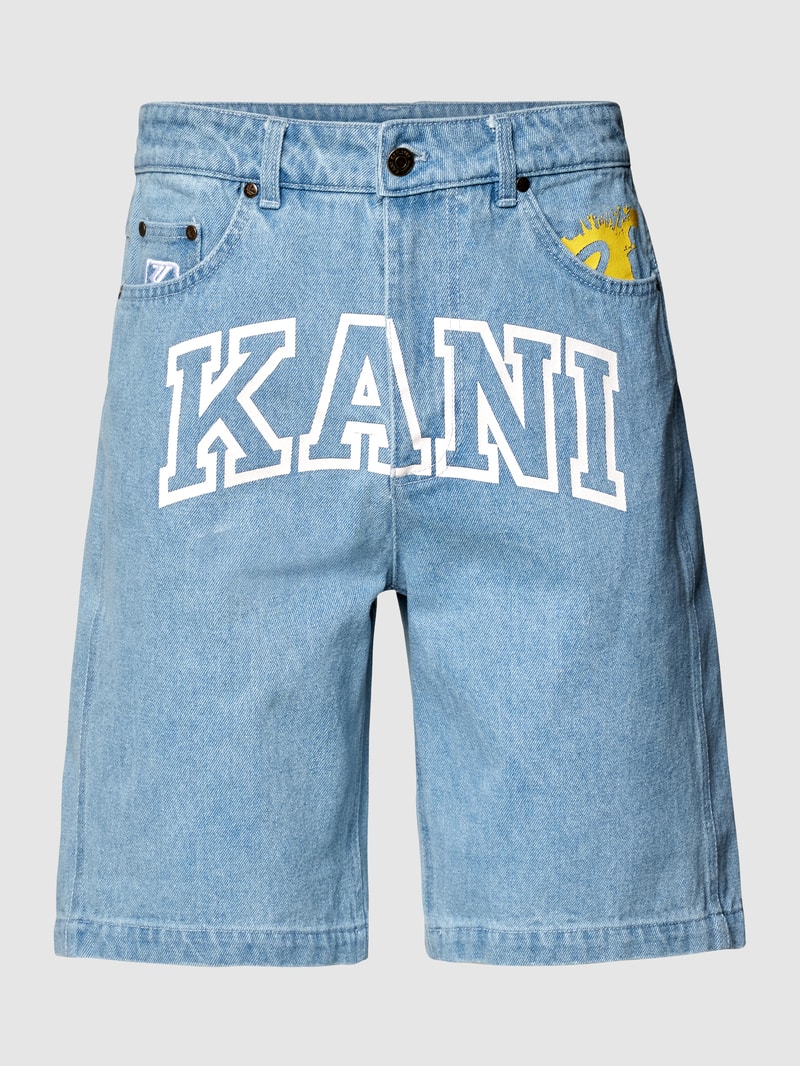 Bermudas  im 5-Pocket-Design Modell 'Serif' in jeans