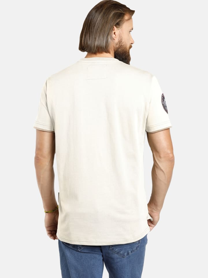 Jan Vanderstorm T-Shirt SÖLVE in wollweiß günstig kaufen