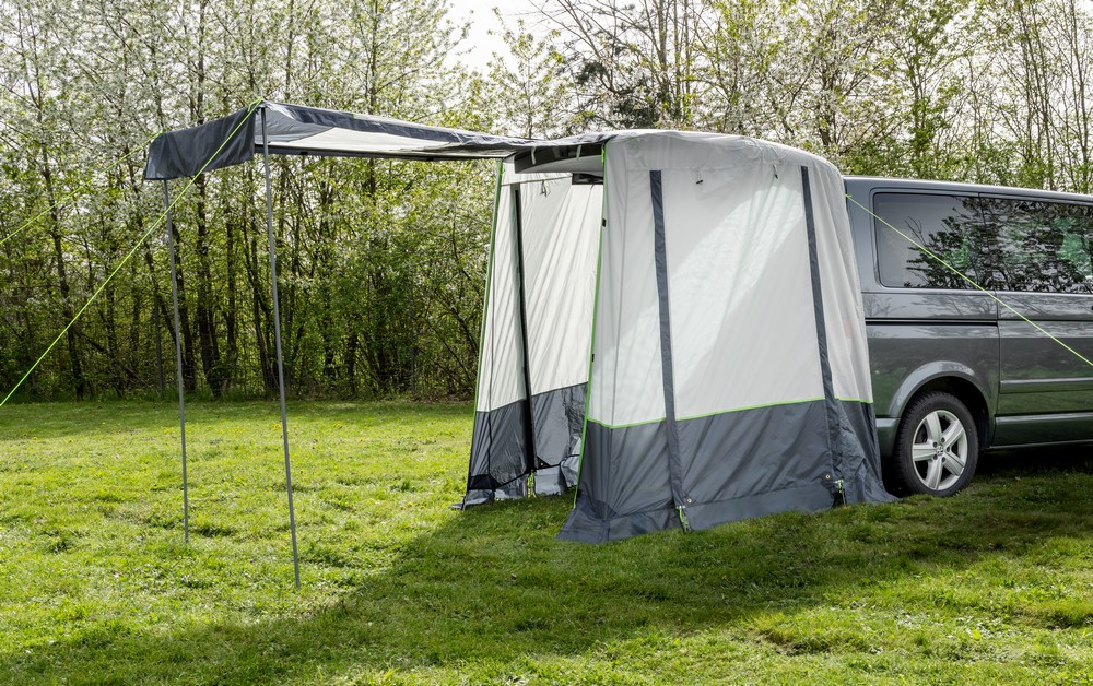 HC Garten & Freizeit Heck Vorzelt für Wohnwagen 200x150x200 cm
