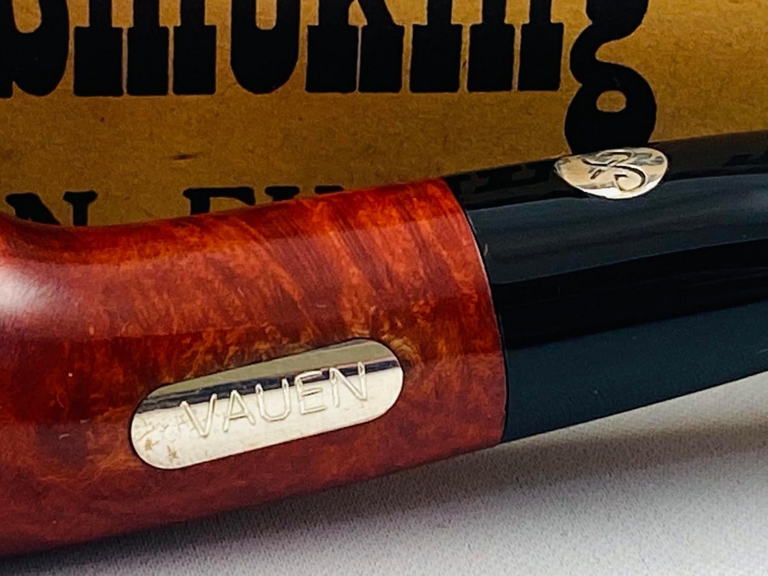 VAUEN Handpfeife Pfeife 175 Jahre Jubiläumspfeife Modell 106 inkl. Sonderfilterbox