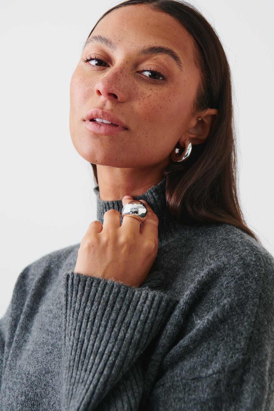 Knitted oversized sweater