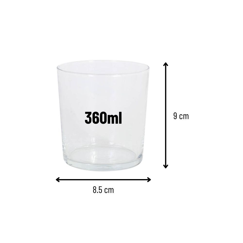 Orange85 Pinta 360 ml 4er Set Trinkgläser