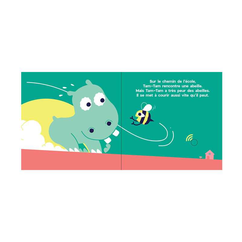 Livre Sonore Cours avec Tam-Tam, l'hippopotame - Joyvox