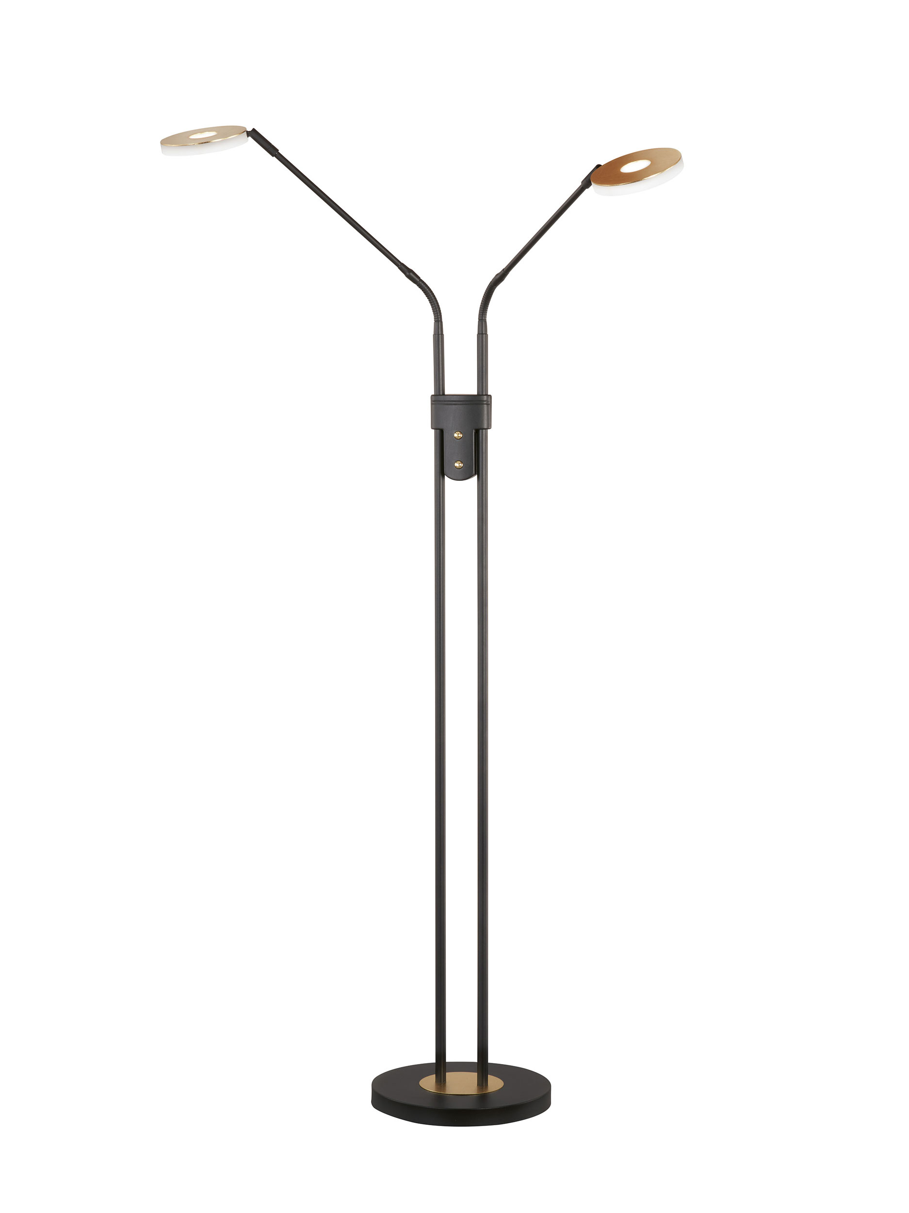 Fischer & HonselLED-Stehleuchte 2flg