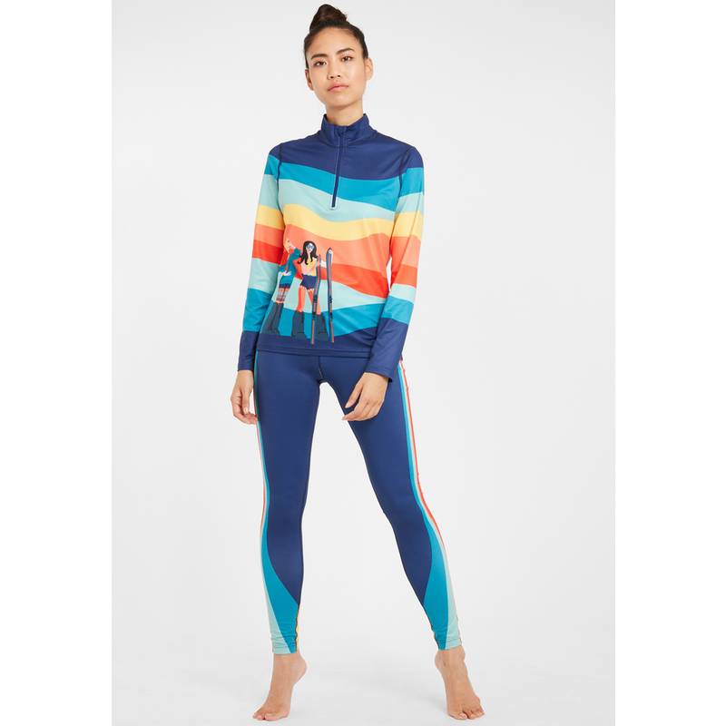 Krimson Klover Peace Love Ski Layerlangarmshirt Damen