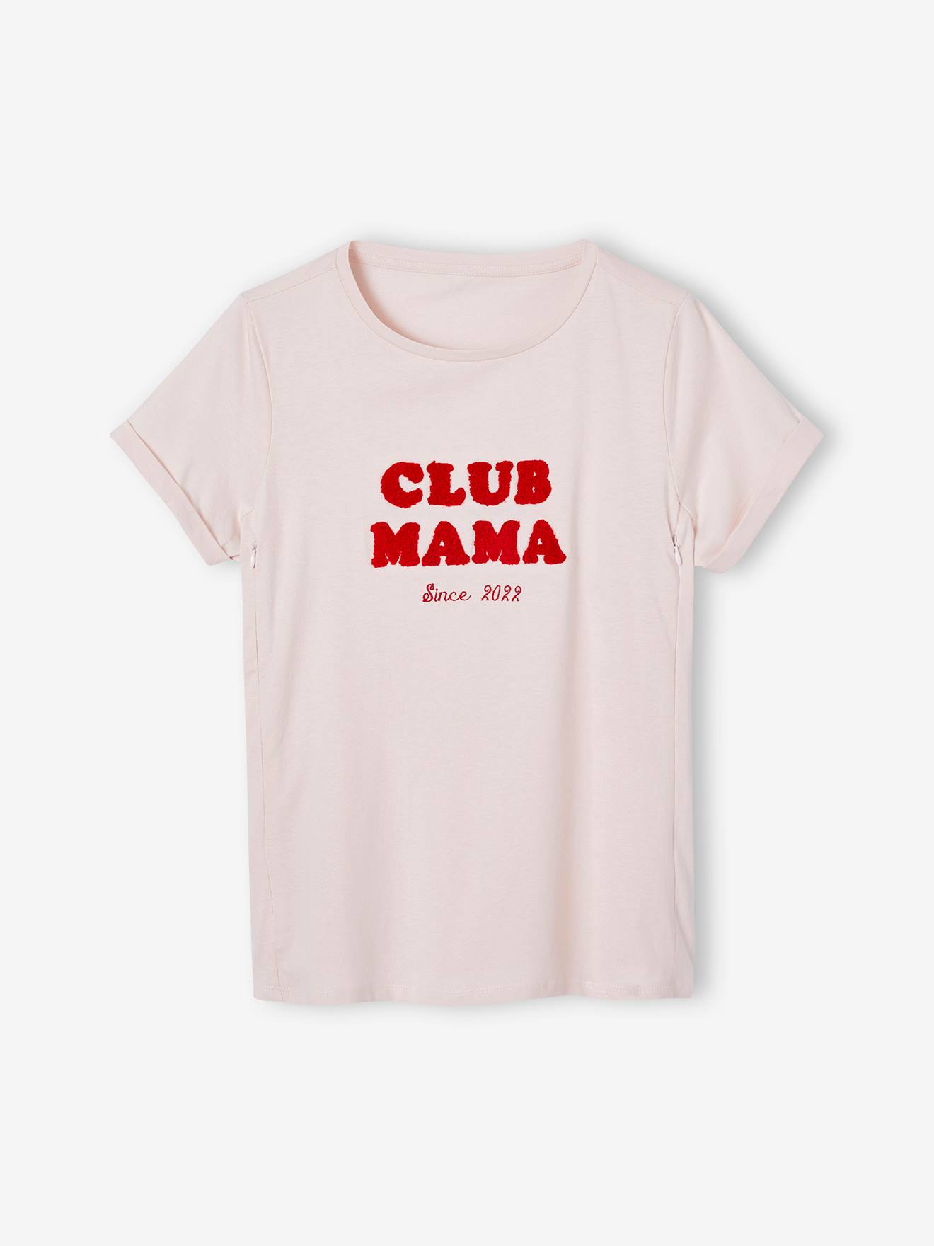 Vertbaudet Bio-Kollektion: T-Shirt für Schwangerschaft & Stillzeit CLUB MAMA, personalisierbar - senfgelb