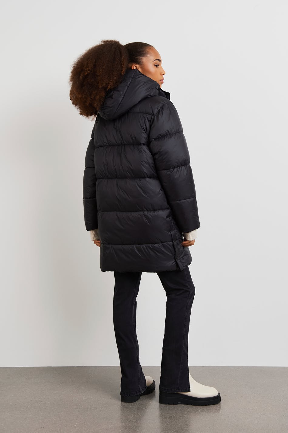 S long puffer jacket