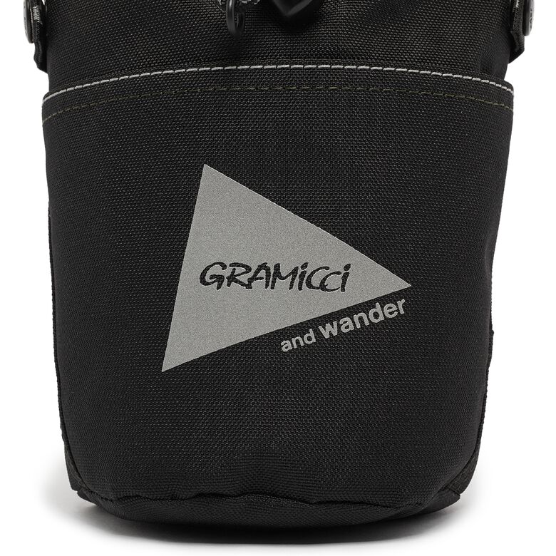 Gramicci x And Wander Multi Patchwork Chalk Pouch black