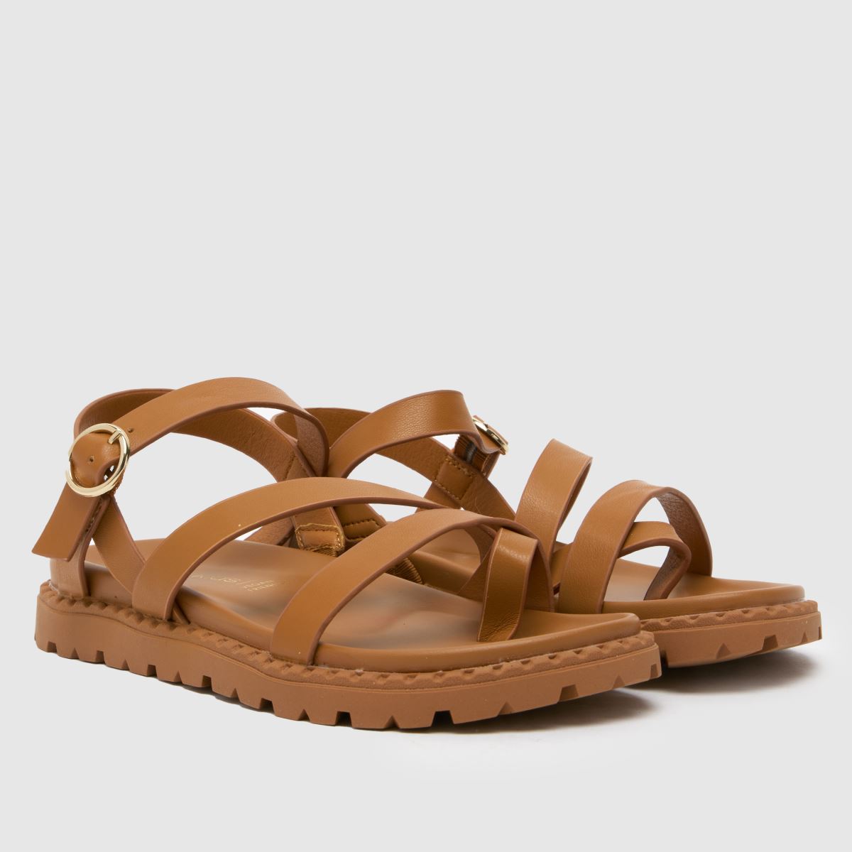 Schuh bruna Trula remsandaler för flickor
