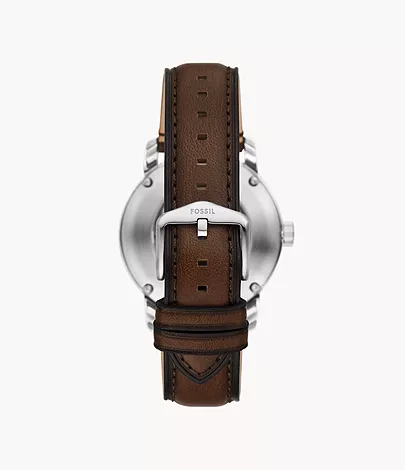 Fossil Uhr Fossil Heritage Automatikwerk Leder braun