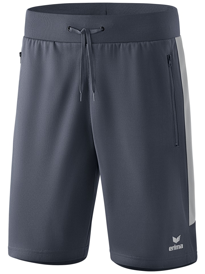 erima Squad Worker Shorts in slate grey/silver grey günstig kaufen 3XL
