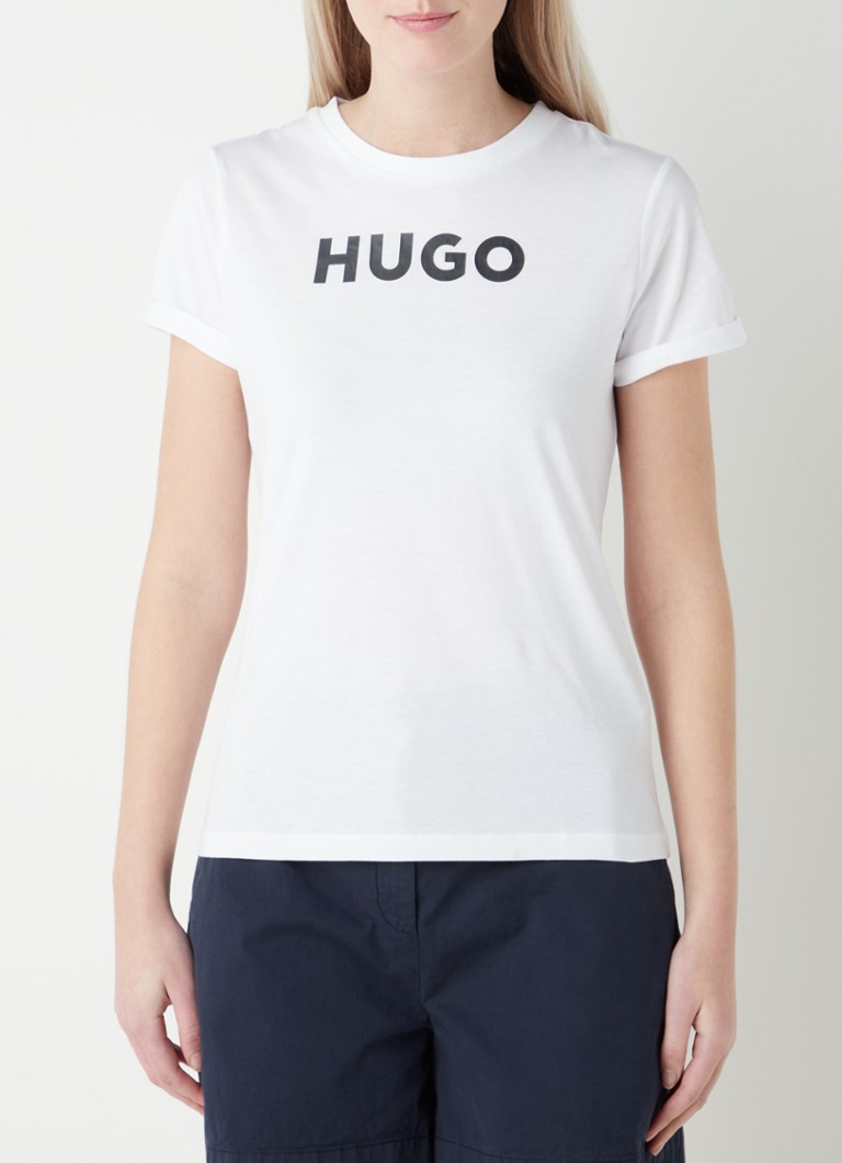 HUGO BOSS Hugo T-shirt with logo print and stretch