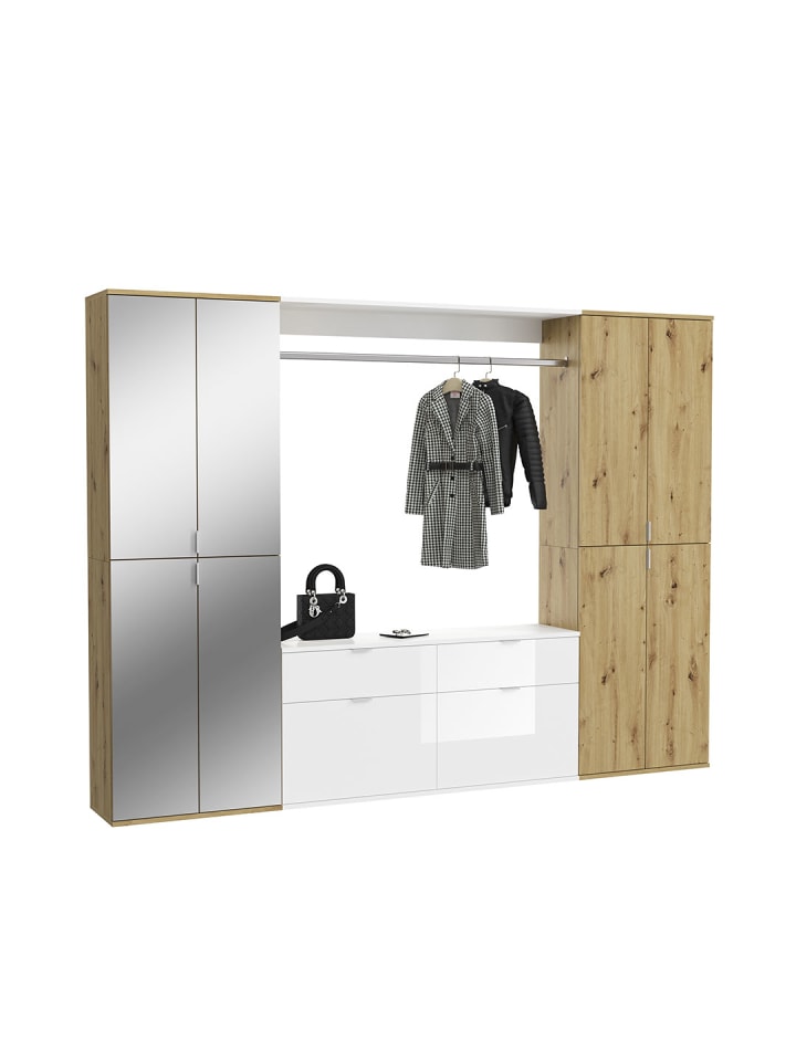 ebuy24 Garderobenmöbel ProjektX Eiche 243 x 34 cm günstig kaufen onesize