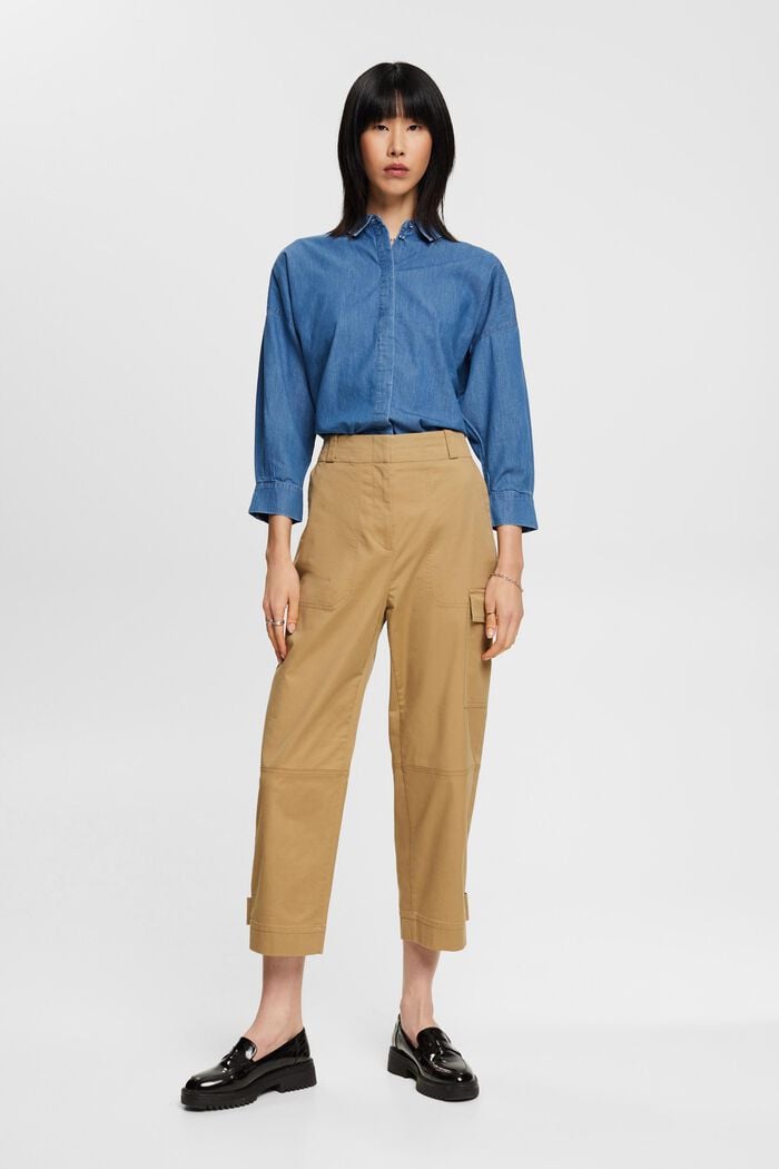 Bluse aus Baumwoll-Denim