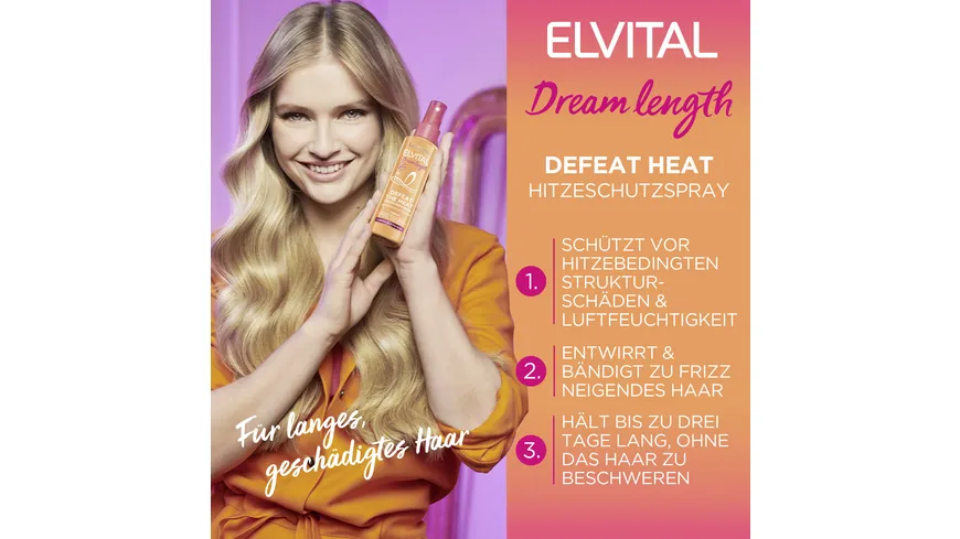 Elvital Dream Length Defeat Heat Hitzeschutzspray 150 ml