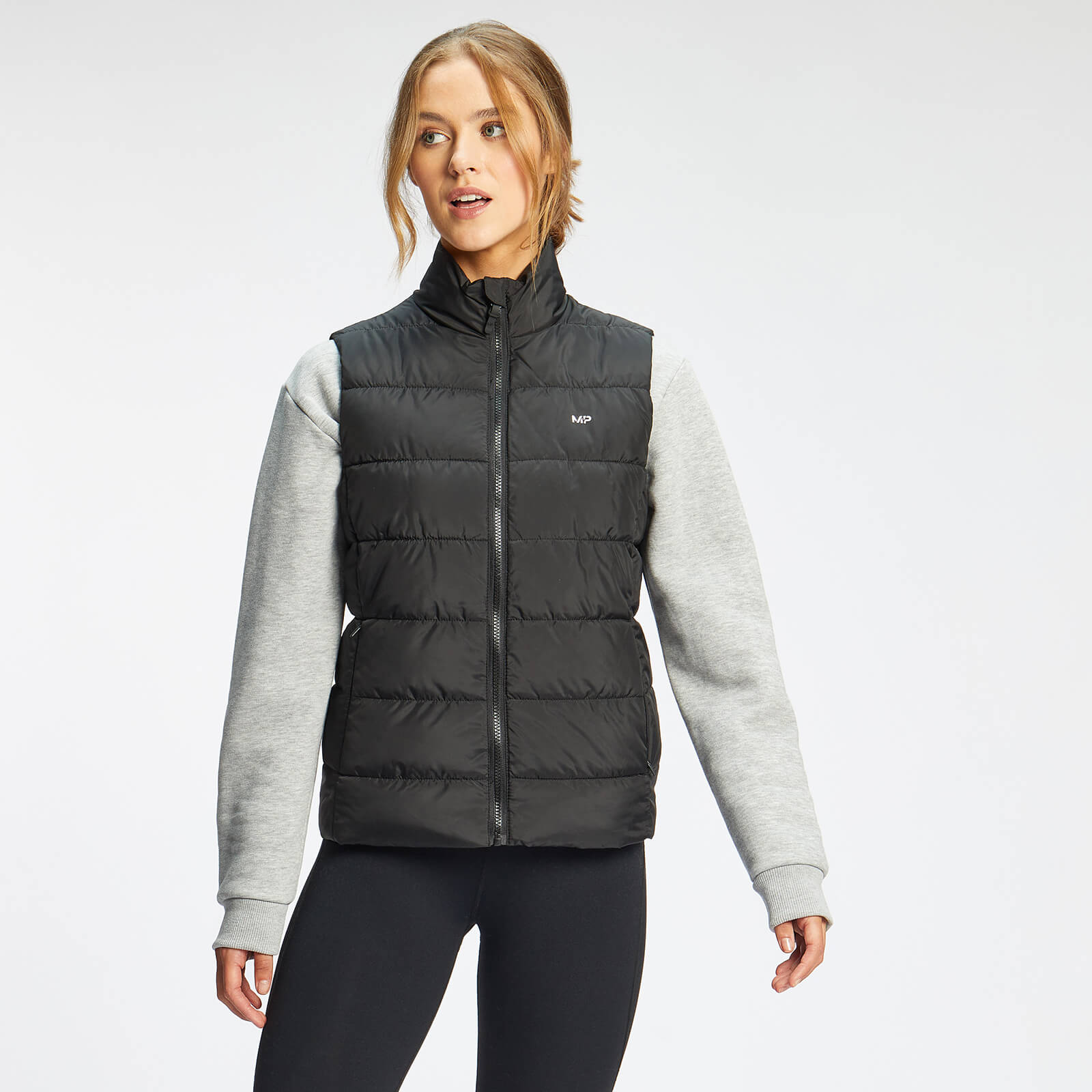 Doudoune légère sans manches MP Outerwear pour femmes – Noir
