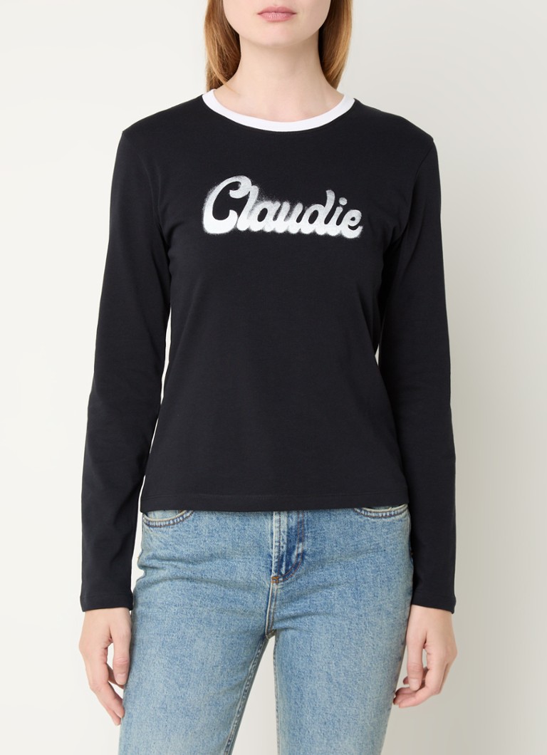 Claudie Pierlot Longsleeve with logo print
