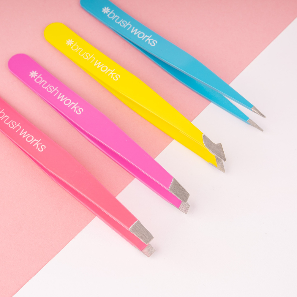 Brushworks Set de pinces à épiler Accessoire beauté
