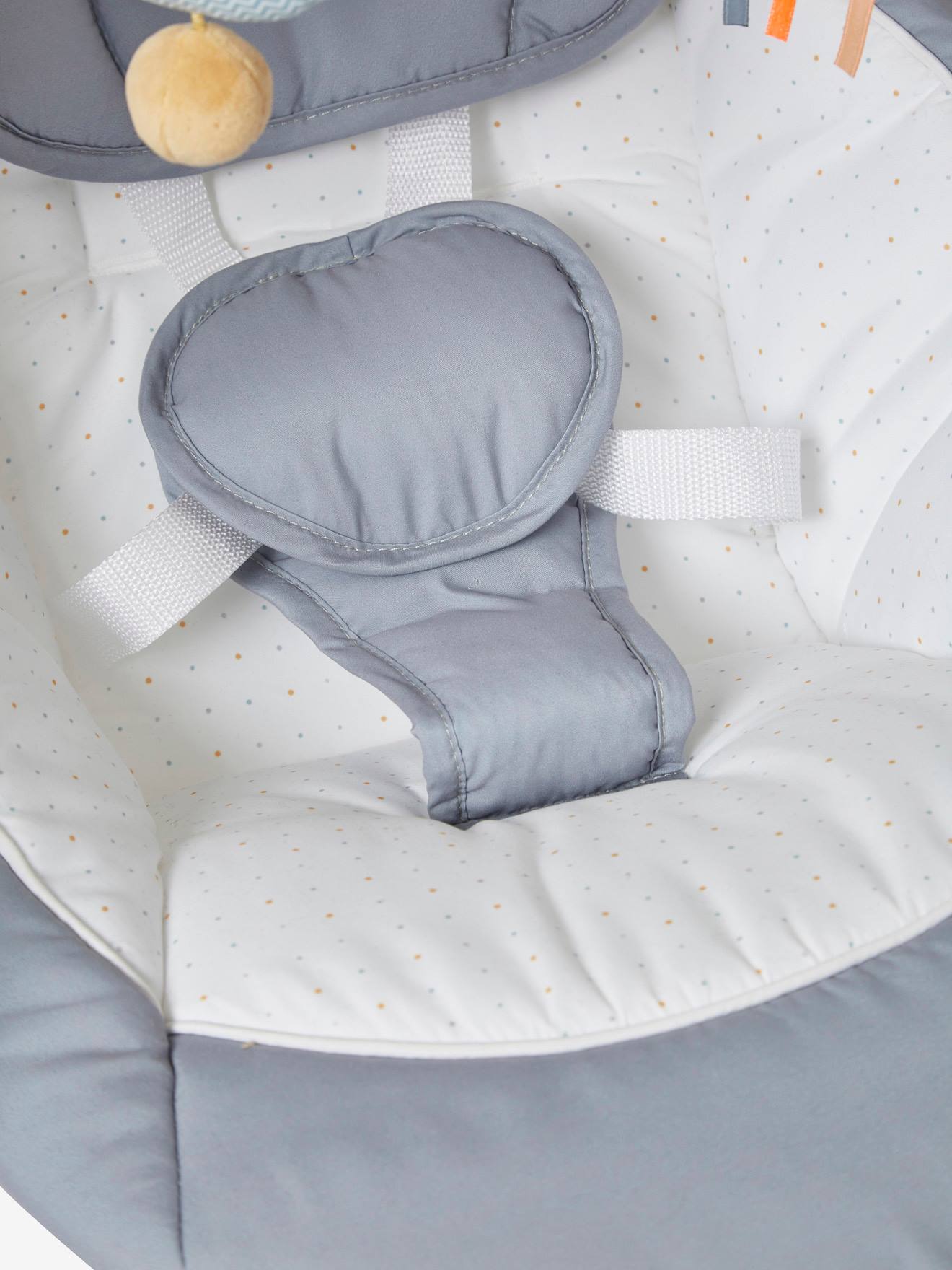 Vertbaudet Babywippe ASTRO'NEF mit Spielbogen - grau