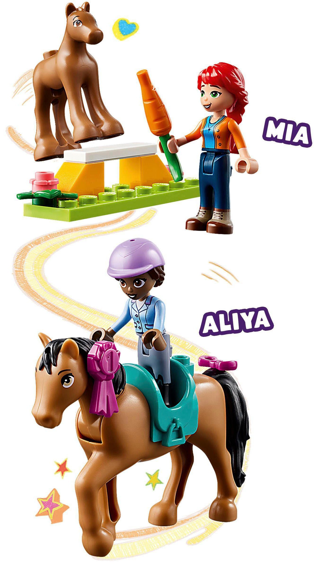 LEGO® Konstruktionsspielsteine Reitschule (41746), LEGO® Friends, (134 St), Made in Europe