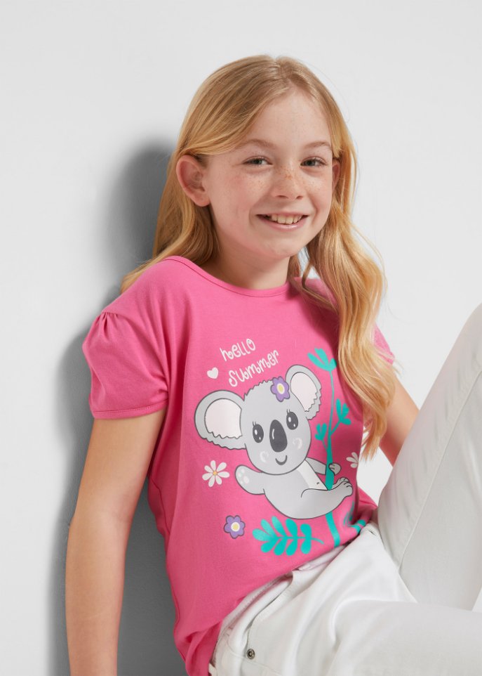 Mädchen T-Shirt (2er Pack)