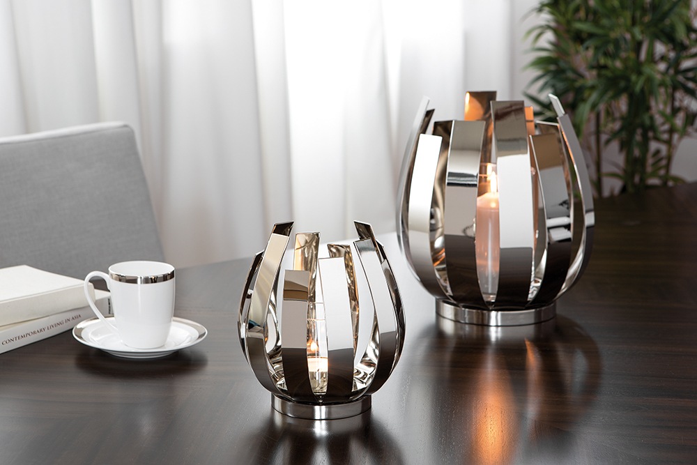 Windlicht mit Glas Orfea