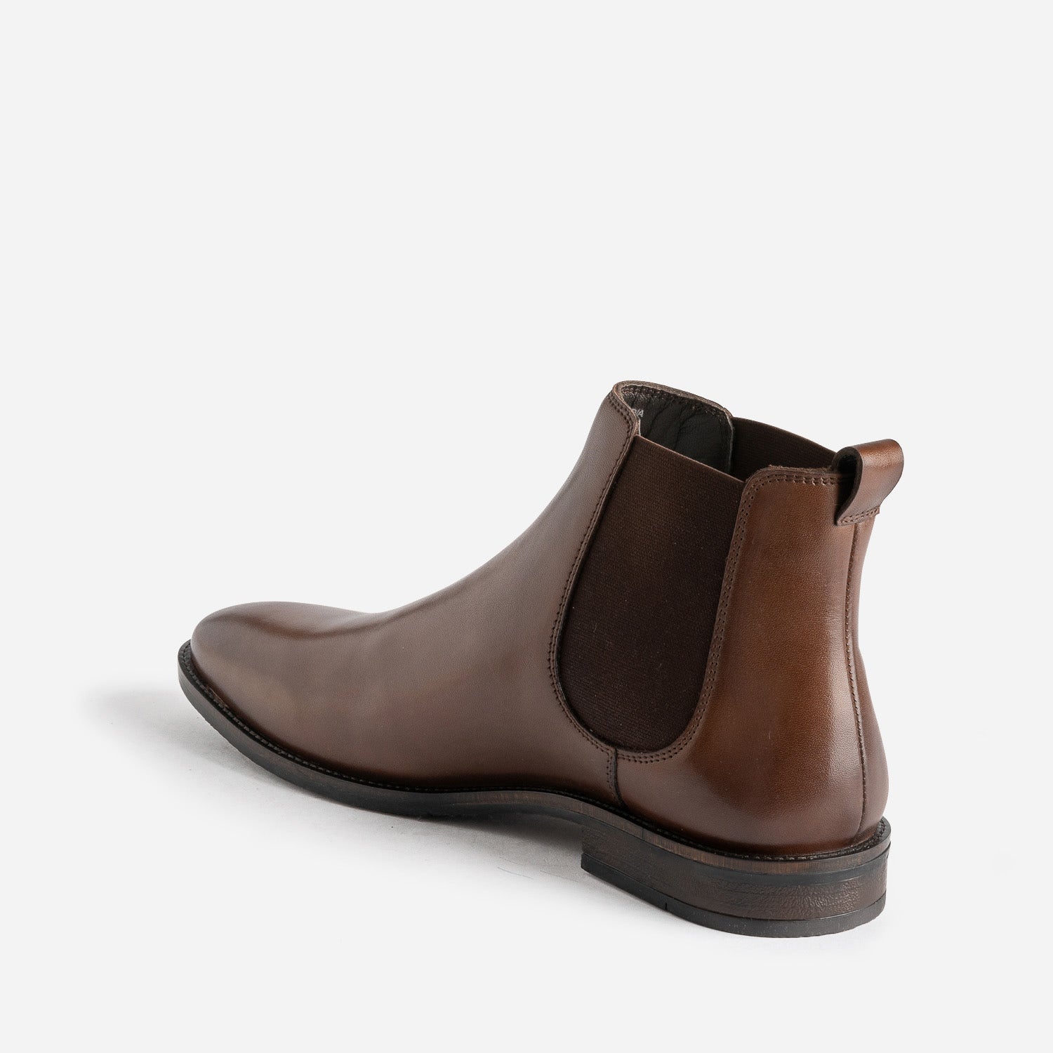 Chelsea boots marron cuir